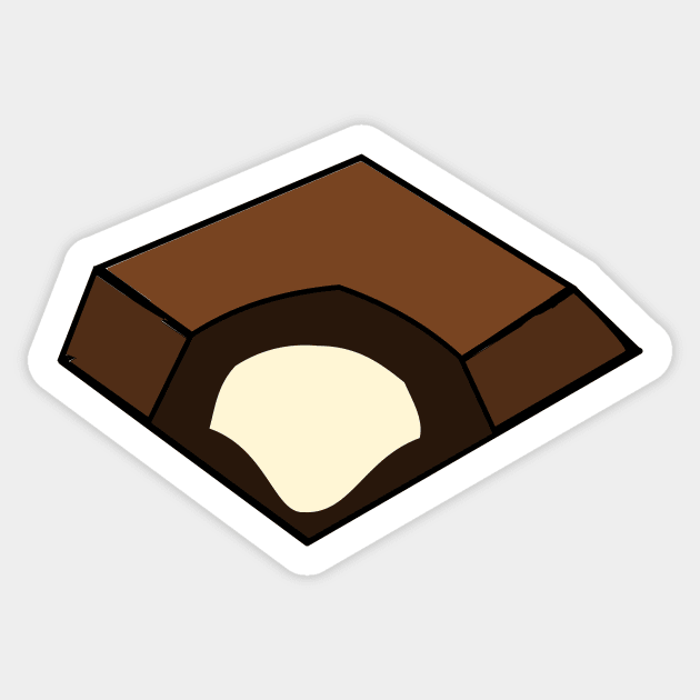 Cream Filled Sticker by traditionation